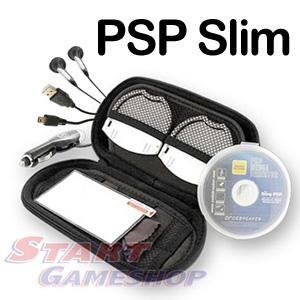 Kit De Accesorios Para Psp Slim - Audifonos Estuche Mica Usb