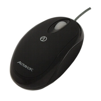 Mini Mouse Acteck AM-1000 Óptico, USB. Color Negro