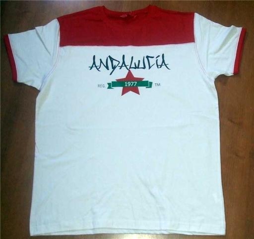 Camiseta Andalucía 1977  XL   "CONMEMORATIVA" 