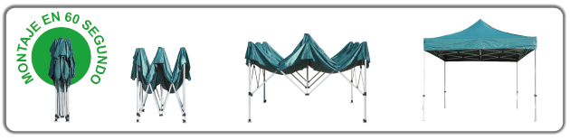 Pack Carpa plegable 3x3m