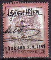 Austria 1974 Scott 960 Sello º Paisaje Blundenz Vorarlberg Timbre Autriche Osterreich Michel 1439 Yvert1269