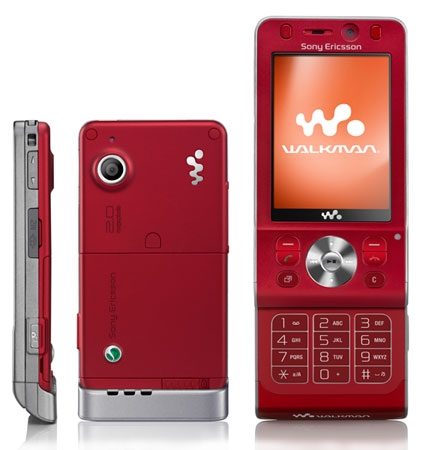 SONY ERICSSON W910i ROJO