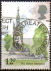 Gran Bretaña 1980 Scott 837 Sello º Edificios Albert Memorial Grande Bretagne Great Britain