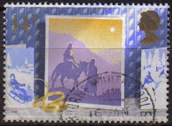 Gran Bretaña 1988 Scott 1180 Sello º Navidad Huida a Egipto Christmas Reyes Grande Bretagne Great Britain