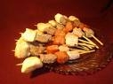 brochetas de ave 
