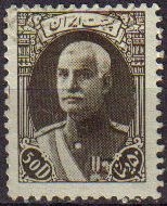 z vendido IRAN 1938 Scott 861 Sello 50c Shah Reza Pahlavi Usado