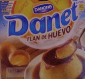 Flan Danet huevo
