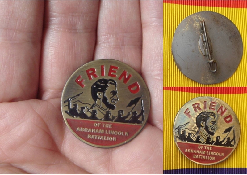 MEDALLA CHAPA  BRIGADAS INTERNACIONALES 