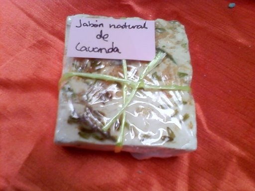 jabon natural de lavanda