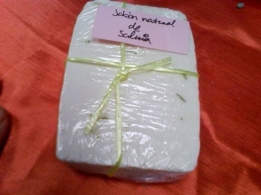 jabon natural de salvia