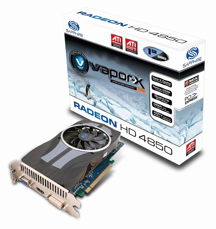 SAPPHIRE VGA PCIE ATI HD 4850 1GBVAPORX 