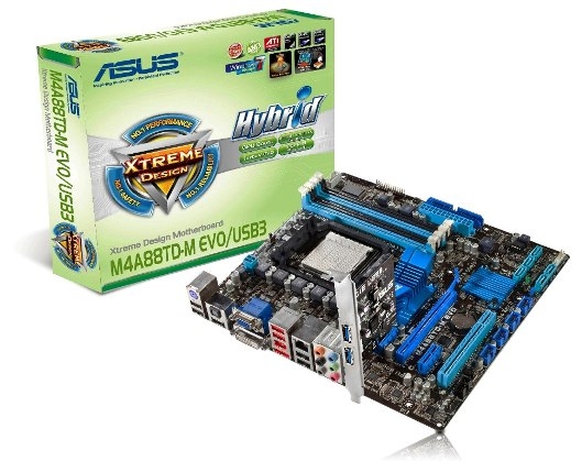ASUS M4A88TD-M EVO AM3 MATX USB 3.0 