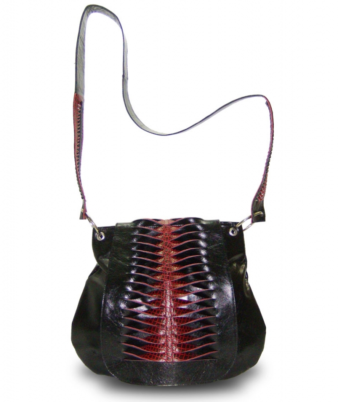 Bolso Tapa Escamada Negro