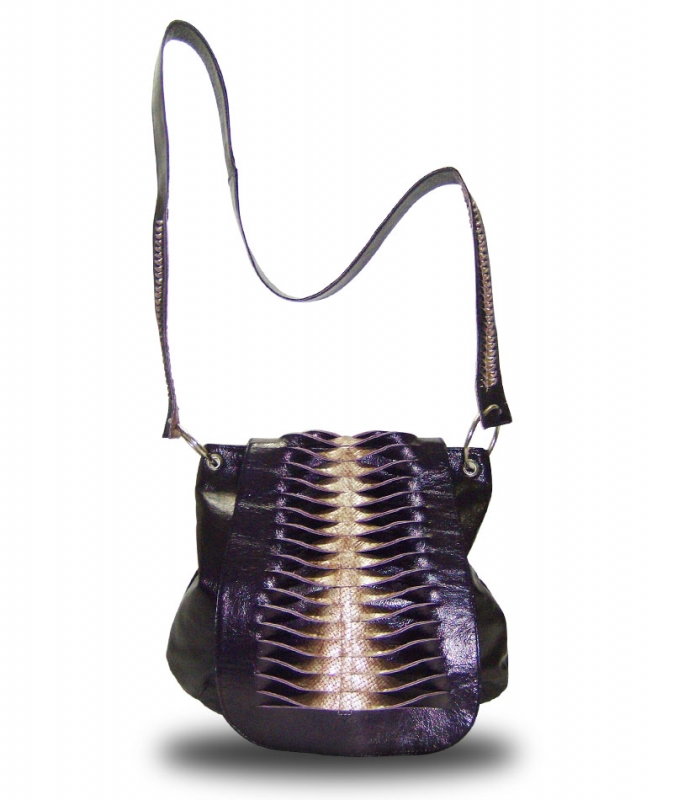 Bolso Tapa Escamada Morado