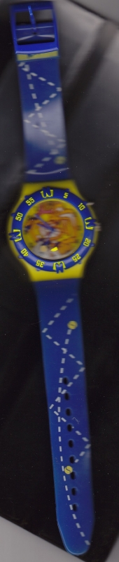 RELOJ PUBLICITARIO NESTLE NESQUICK USADO SIN BATERIA 