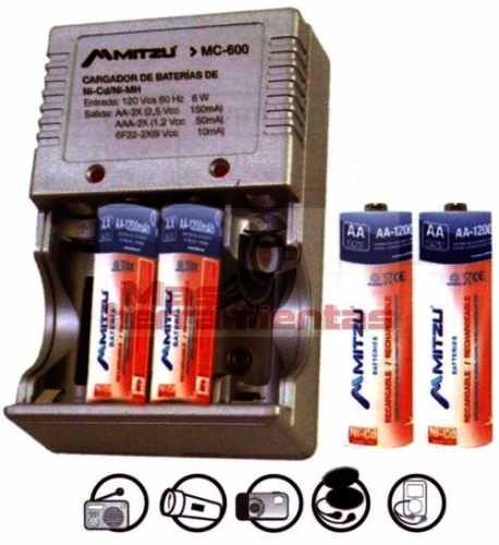 Cargador De Pilas ,aaa, Aa, 9v