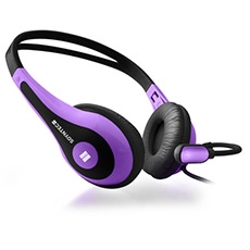 SOYNTEC AURICULARES Y MICRÓFONO NETSOUND 500 VIOLET