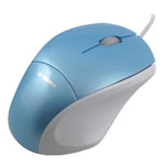 RATON ÓPTICO B-MOVE TINY MOUSE AZUL/BLANCO, 1000 DPI, USB