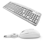 PACK PROMO D1041 TECLADO INPPUT T100 WHITE + RATÓN INPPUT R371 WHITE