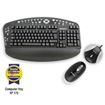 SOYNTEC TECLADO WIRELESS + RATÓN WIRELESS ÓPTICO OFFICE PRO 400 BLACK 800 DPI PS/2 138 TECLAS