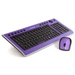 SOYNTEC TECLADO Y RATÓN INALÁMBRICOS INPPUT COMBO 450 VIOLET (ALCANCE DE 10 METROS)