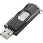 PENDRIVE USB SANDISK CRUZER MICRO U3 BLACK 4 GB