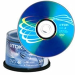 TDK DVD-R 16X TARRINA 50
