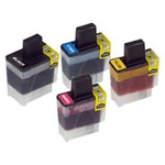 PACK CARTUCHOS COMPATIBLES BROTHER LC900 PARA BROTHER DCP Y MFC VARIOS MODELOS.