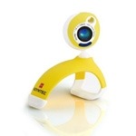 SOYNTEC WEBCAM VGA JOINSEE 350 YELLOW VIDEOVIGILANCIA, DUAL Y CON MICRÓFONO INTEGRADO.