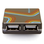 SOYNTEC HUB DE 4 PUERTOS USB 2.0 NEXOOS 372 ORANGE CON FUNCIÓN MULTI-CONEXIÓN