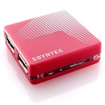 SOYNTEC HUB DE 4 PUERTOS USB 2.0 NEXOOS 371 PINK CON FUNCIÓN MULTI-CONEXIÓN