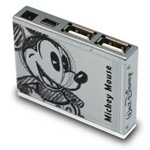MINI HUB 4 PUERTOS 2.0 ALUMINIO MICKEY RETRO DISNEY