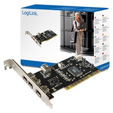 TARJETA PCI 3+1 PUERTO FIREWIRE ieee 1394 logilink