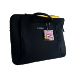 Maletín / Funda Portátil 15.6" Neopreno Negro-Amarillo