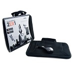 Set funda neopreno portátil 10" y ratón USB Gris