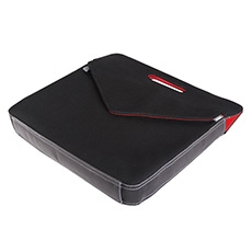 MALETIN PORTATIL VAX TUSET SLEEVE, 15.4", NEGRO / ROJO