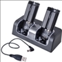 2 BATERÍAS 2800mAh + CARGADOR PARA WII MANDO NEGRO precio 19,50