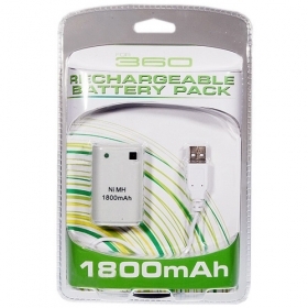 1800mAh USB directo Pack carga de la batería para controladores de Xbox 360 precio 8,00