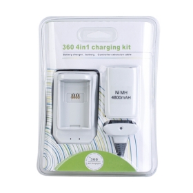 4800mAh 4 en 1 kit de carga para Xbox 360 precio 18,90