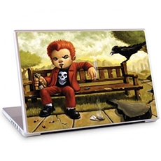 VINILO ADHESIVO PARA PORTATILES DE 15.4 PULGADAS 'PUNK ROCK BLUES' precio 9,00