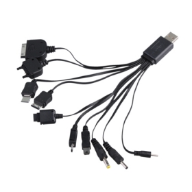 10-en-1 cargador usb / adaptadores para teléfonos móviles (100 ~ 240v) precio 5,00