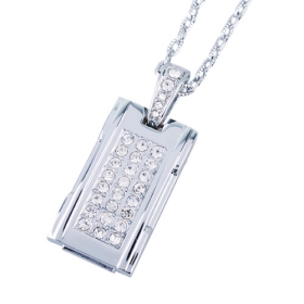  Acero inoxidable USB 2.0 flash collar (256mb) precio 22,00