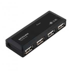 mini USB HUB de 4 puertos negro precio 10,60