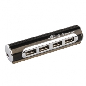 2,0 bar con estilo Hub USB de 4 puertos (negro) precio 12,00