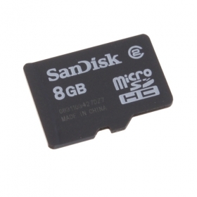 SanDisk verdadera MicroSD / Transflash TF tarjeta de memoria SDHC (8GB / clase 2) precio 27,99
