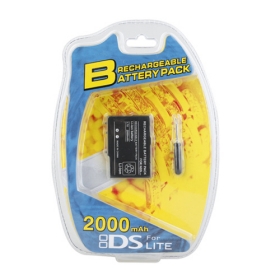 2000mah batería recargable de litio para NDS Lite con un destornillador precio 8,00