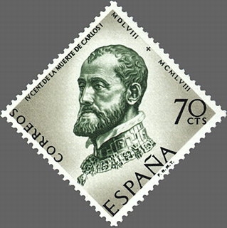 z vendido ESPAÑA 1958 1226 Sello Nuevo Cent. Muerte Carlos I España V Alemania 70c Espana Spain Espagne Spagna Spanje Spanien 