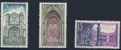 z vendido ESPAÑA 1972 2111/3 Sellos Nuevos Monasterio Santo Tomas Avila Completa Espana Spain Espagne Spagna Spanje Spanien 