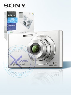 KIT SONY DSC-W330/S+4GB+LCS 