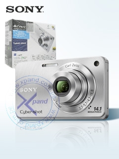 KIT SONY DSC-W360/S +4GB+LCS 
